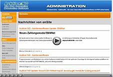 Bill4Net Bezahlung und Verkauf eines zur Auktion freigegebenen Artikel