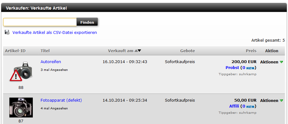 Tippgeber Bild 1