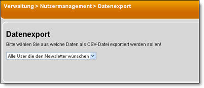 datenexport