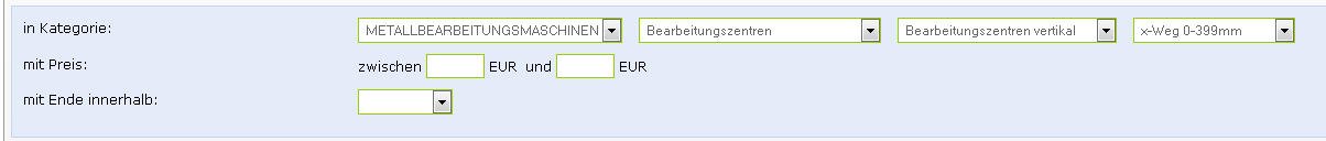 Erweirterte Kategoriesuche